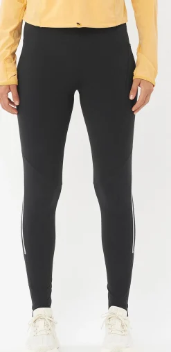 Salomon Women's Sense Aero Stow Tights Deep Black