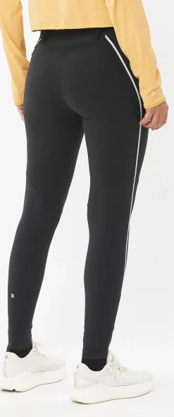 Salomon Women's Sense Aero Stow Tights Deep Black