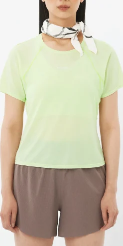 Salomon Women's Shakeout Air Cropped Tee Butterfly/