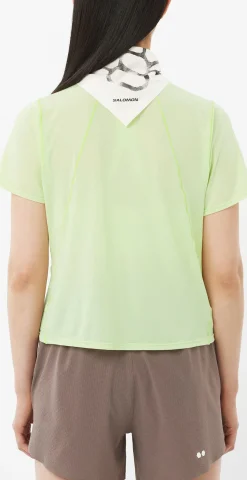 Salomon Women's Shakeout Air Cropped Tee Butterfly/