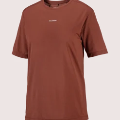 Salomon Women's Shkout Core Short Sleeve Tee Burnt Umber