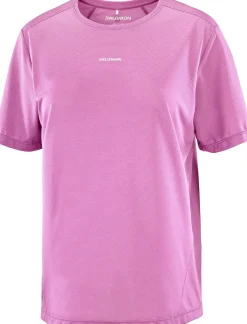 Salomon Women's Shkout Core Short Sleeve Tee Iris Orchid