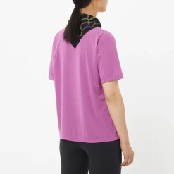 Salomon Women's Shkout Core Short Sleeve Tee Iris Orchid