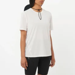 Salomon Women's Shkout Core Short Sleeve Tee Whisper White