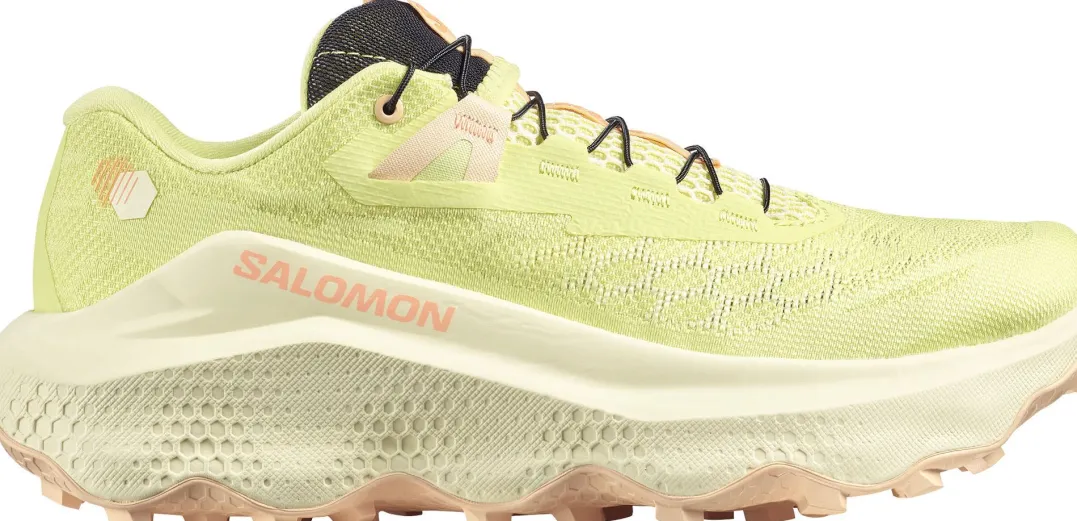 Salomon Women's Ultra Glide 4 Sunny Lime / Transparent Yellow / Almond Cream