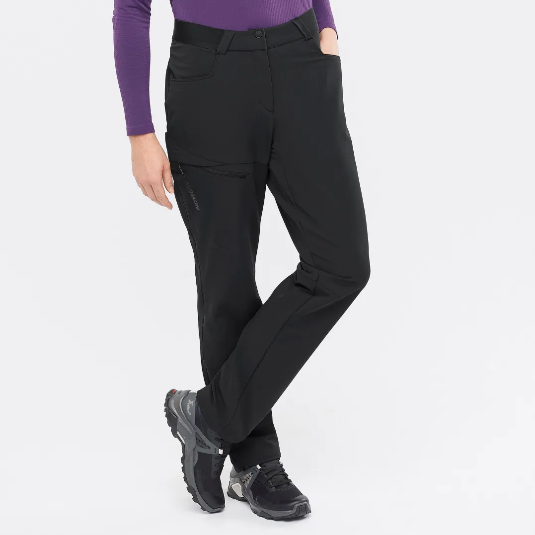 Salomon Women's Wayfarer Warm Pants Deep Black