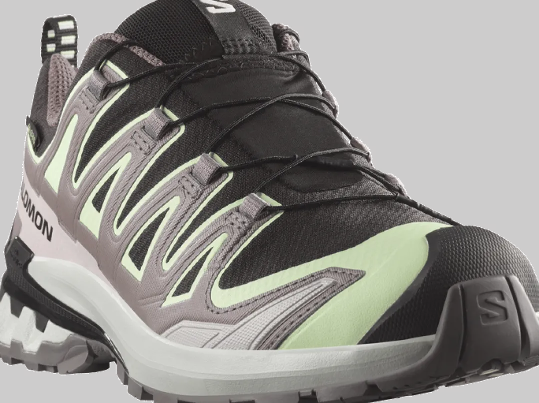 Salomon Women's XA Pro 3d V9 GORE-TEX Black/Patina Green/Gray Violet