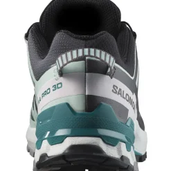 Salomon Women's XA Pro 3D V9 GORE-TEX Black/Bleached Aqua/Harbor Blue