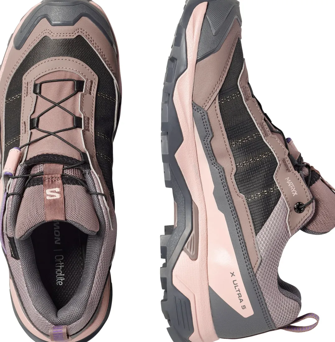 Salomon Women's X Ultra 5 GORE-TEX Iron / Shadow Gray / Deep Blue