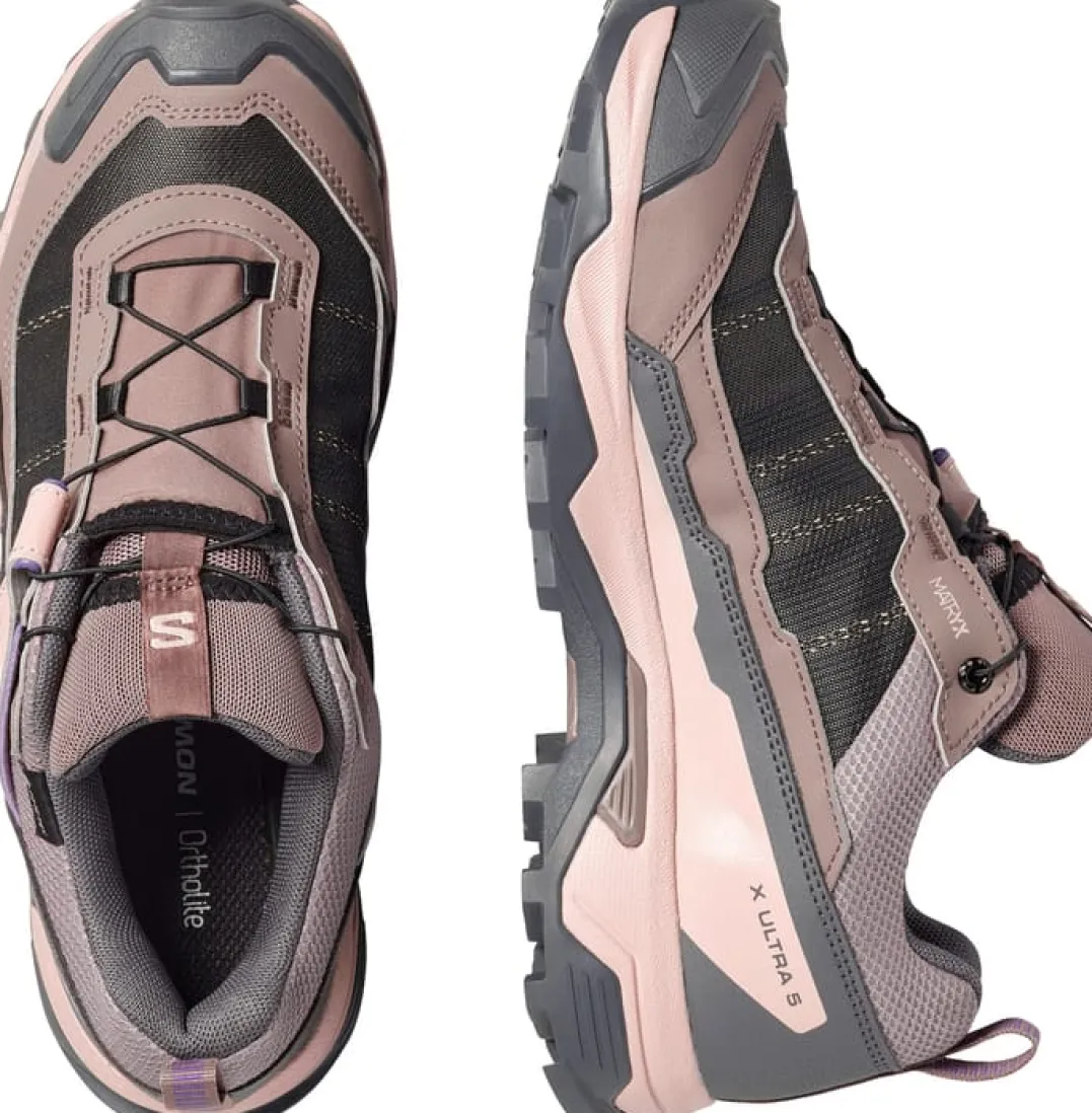 Salomon Women's X Ultra 5 GORE-TEX Iron / Shadow Gray / Deep Blue
