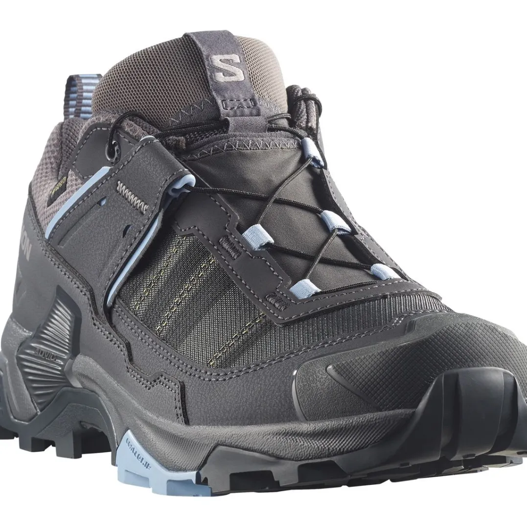 Salomon Women's X Ultra 5 GORE-TEX Asphalt / Castlerock / Brunnera Blue