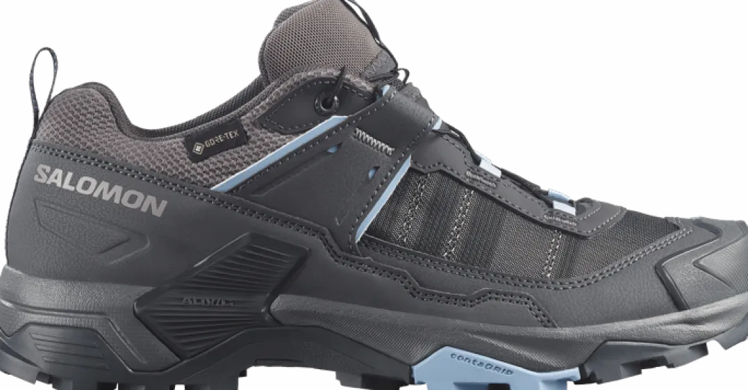Salomon Women's X Ultra 5 GORE-TEX Asphalt / Castlerock / Brunnera Blue