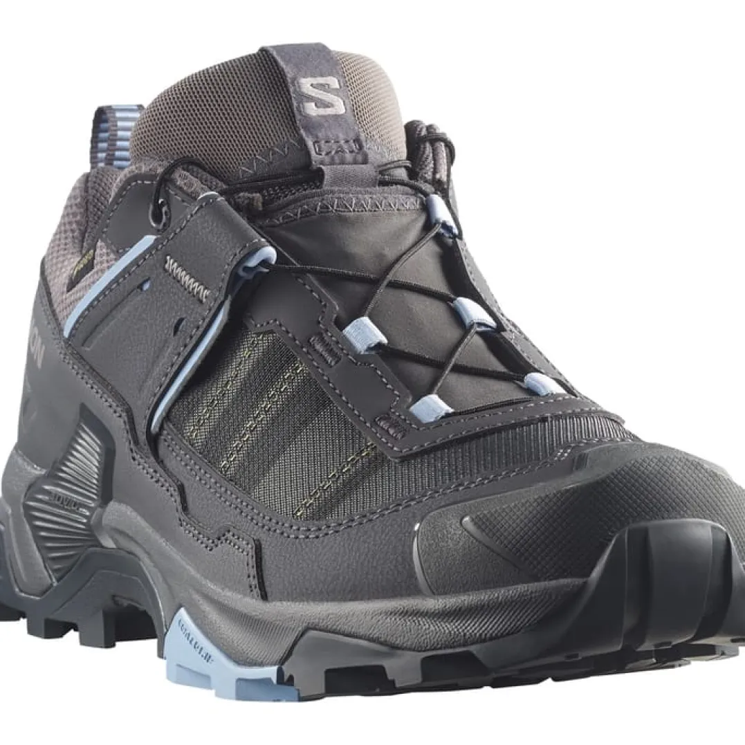 Salomon Women's X Ultra 5 GORE-TEX Asphalt / Castlerock / Brunnera Blue