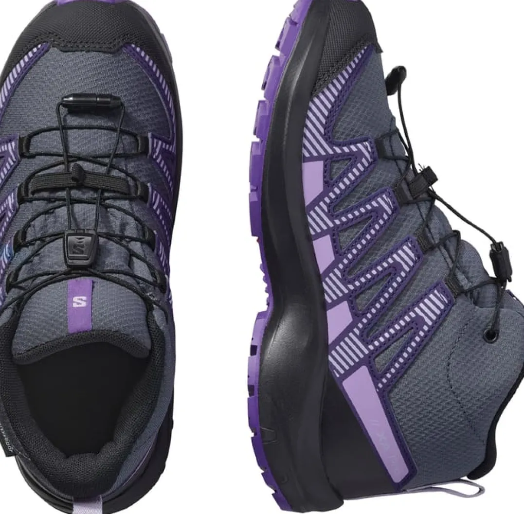 Salomon Xa Pro V8 Mid Waterproof Turbulence / Black / Liberty