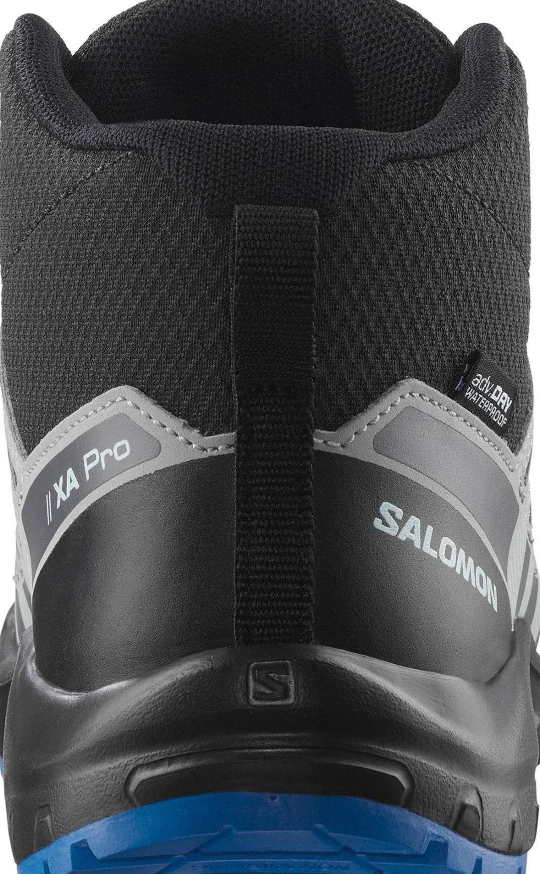 Salomon Xa Pro V8 Mid Waterproof Black/monument/french Blue