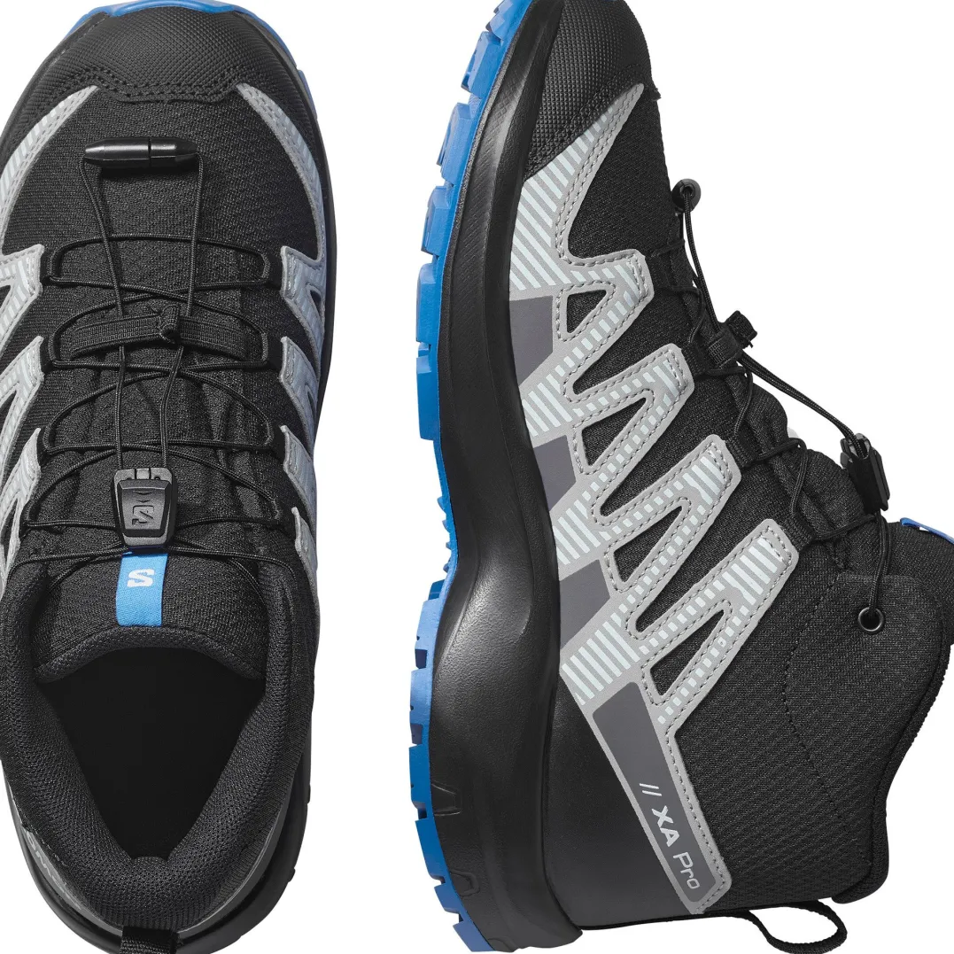 Salomon Xa Pro V8 Mid Waterproof Black/monument/french Blue
