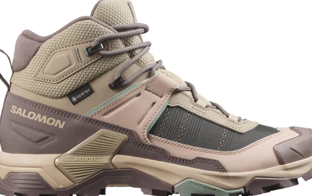 Salomon X Ultra 5 Mid Gore-Tex Iron / Desert Tan / Green Milieu