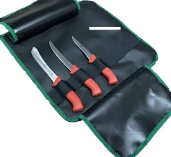 Sanelli Sanelli Slaktesett. 14cm, 16cm,18cm kniv med oppebevaringsbag for kniver.