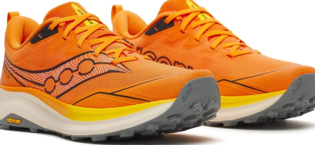 Saucony Men's Peregrine 16 Fuego/cyber