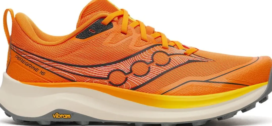 Saucony Men's Peregrine 16 Fuego/cyber