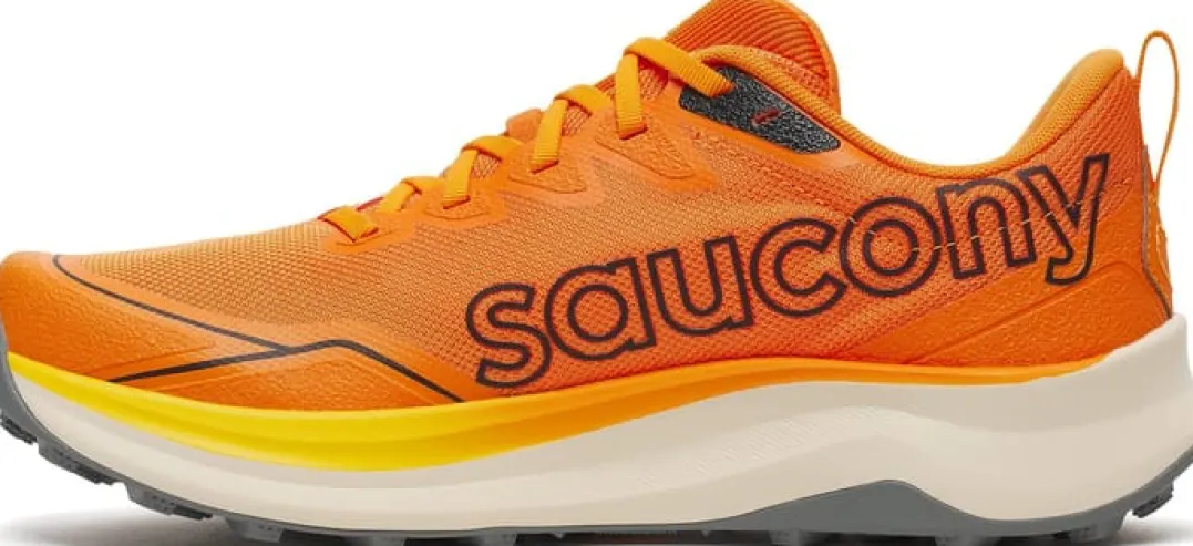 Saucony Men's Peregrine 16 Fuego/cyber