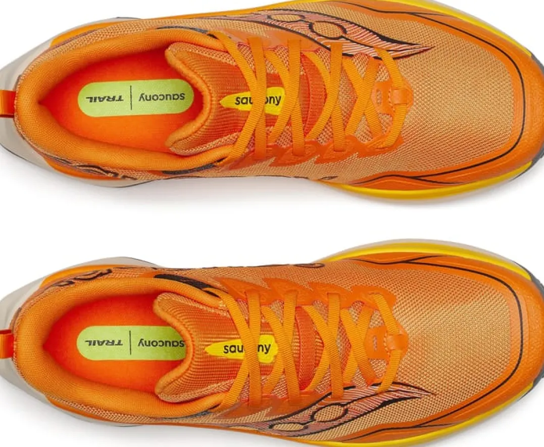 Saucony Men's Peregrine 16 Fuego/cyber