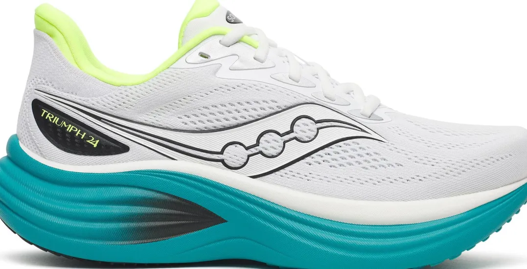 Saucony Men's Triumph 24 White/tranquil