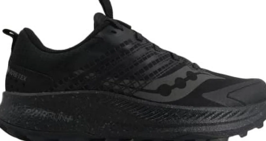 Saucony Women's Ride Tr2 Gore-Tex Triple Black