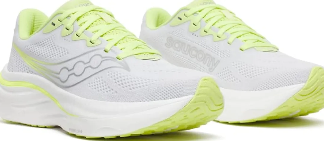 Saucony Women's Ride 19 White/tart