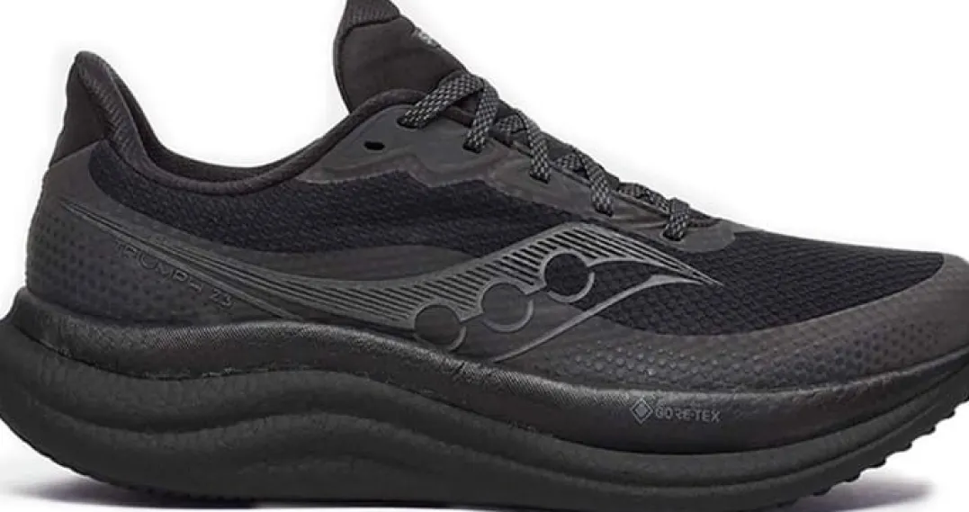 Saucony Women’s Triumph 23 GORE-TEX Triple Black