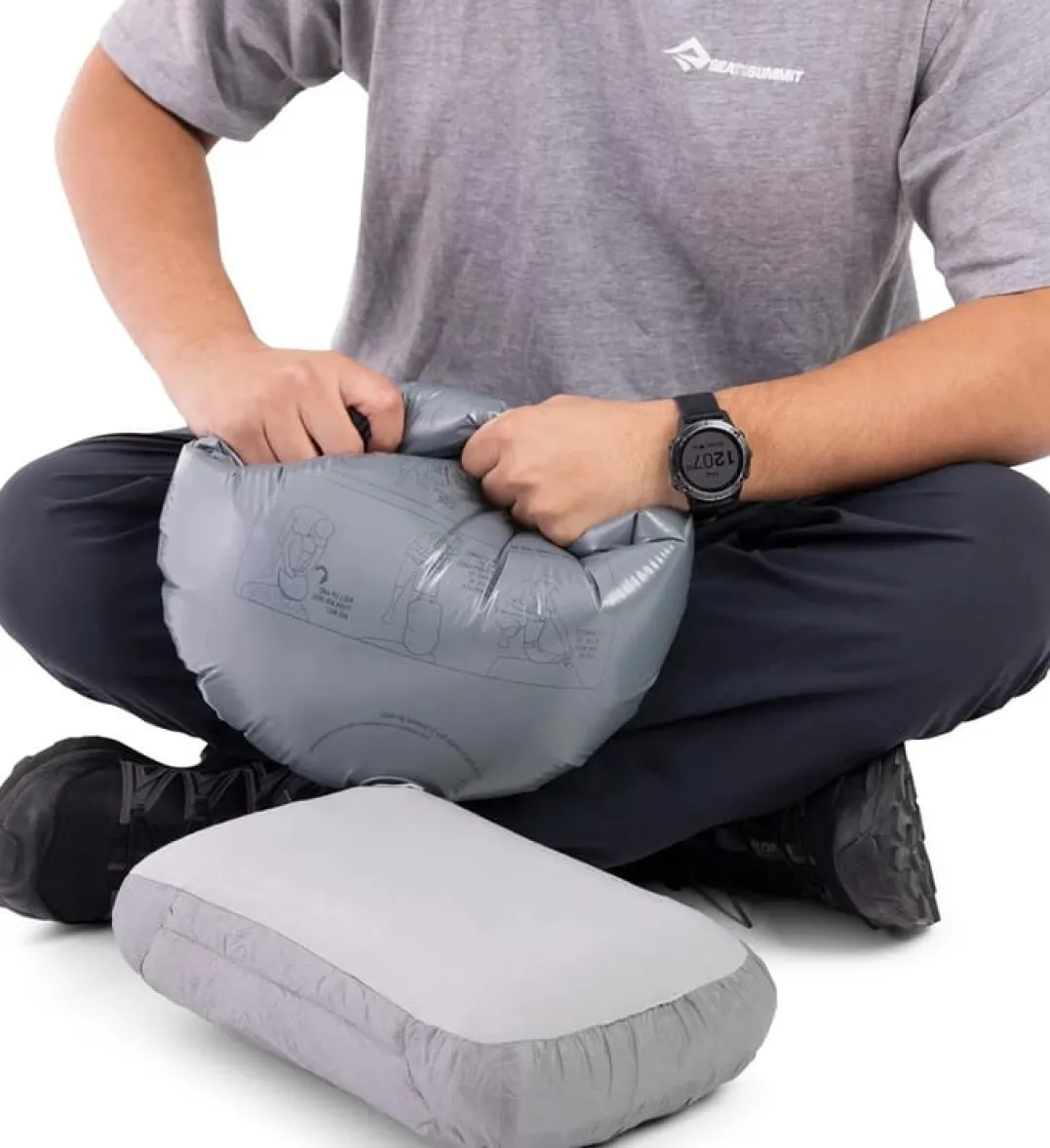 Sea To Summit Aeros Down Pillow Large Grey