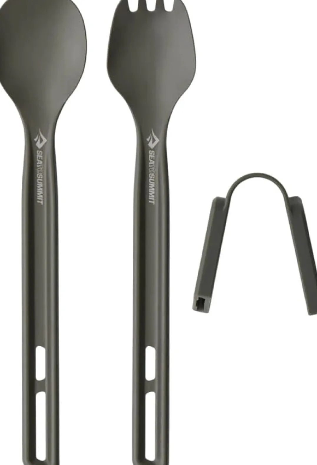 Sea To Summit Frontier Ul Cutlery Set 2pc Long Handle Spoon And Spork Aluminium