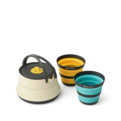 Sea To Summit Frontier Ultralight Collapsible Kettle Cook Set 3 Piece Multi