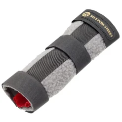 Seleverkstedet Seleverkstedet Fleece grey dog leg protector 4pk Grå/svart