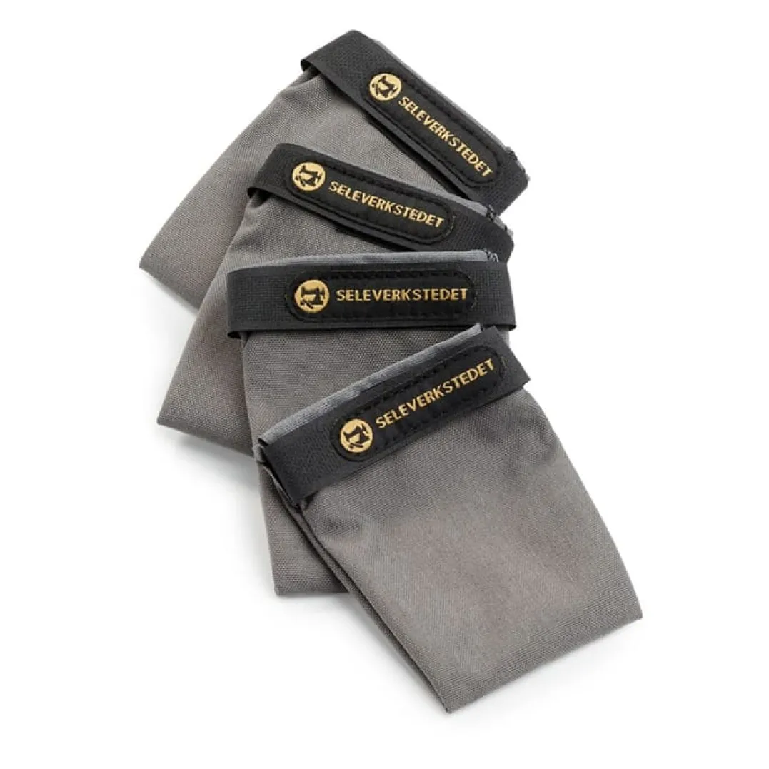 Seleverkstedet Seleverkstedet Endurance grey dog boot 4pk Grå/svart