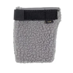 Seleverkstedet Seleverkstedet Fleece grey dog boot 4pk Grå/svart