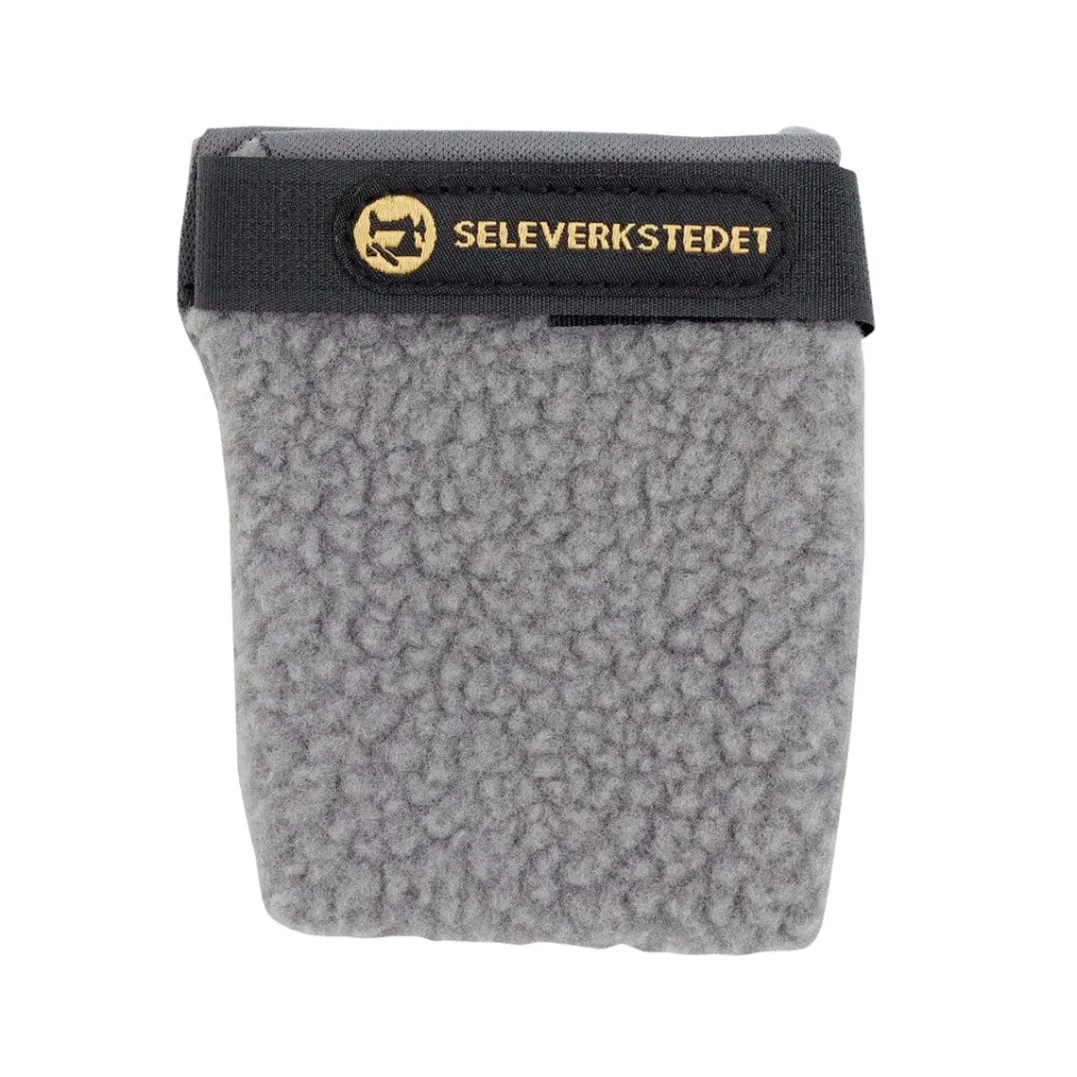 Seleverkstedet Seleverkstedet Fleece grey dog boot 4pk Grå/svart
