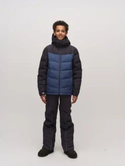 Skogstad J Hureset Dunjakke Denim Blue