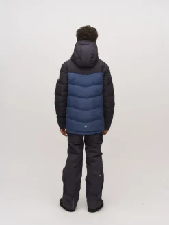 Skogstad J Hureset Dunjakke Denim Blue