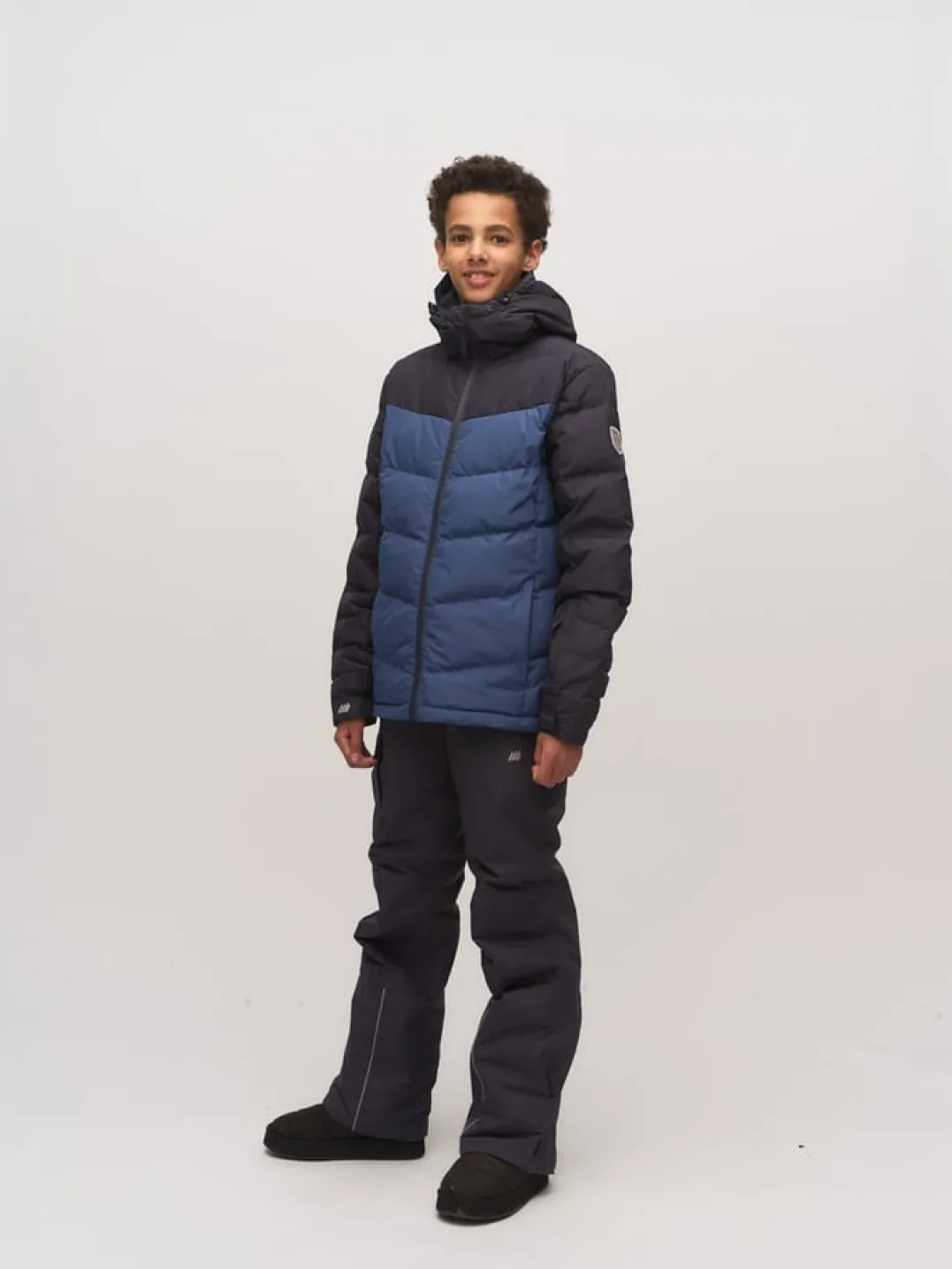 Skogstad J Hureset Dunjakke Denim Blue