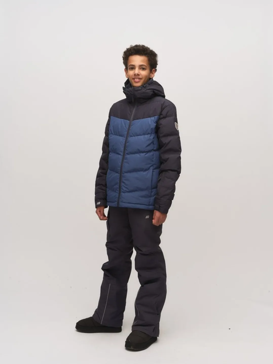 Skogstad J Hureset Dunjakke Denim Blue