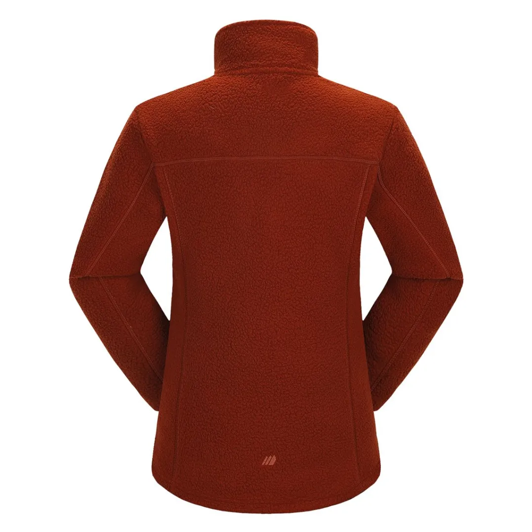 Skogstad W Hjertås Pilefleece Jakke Brandy Brown
