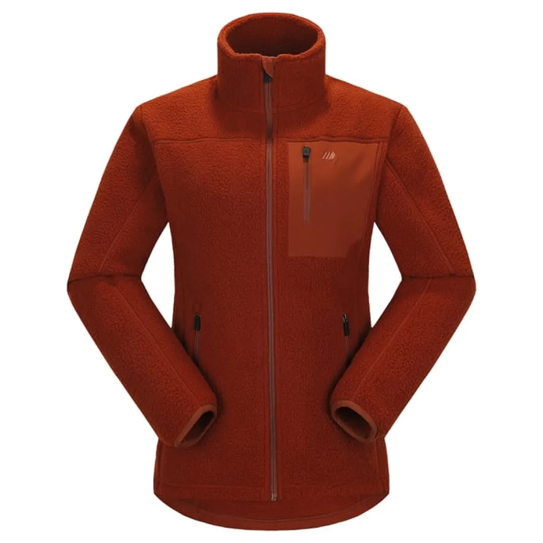 Skogstad W Hjertås Pilefleece Jakke Brandy Brown