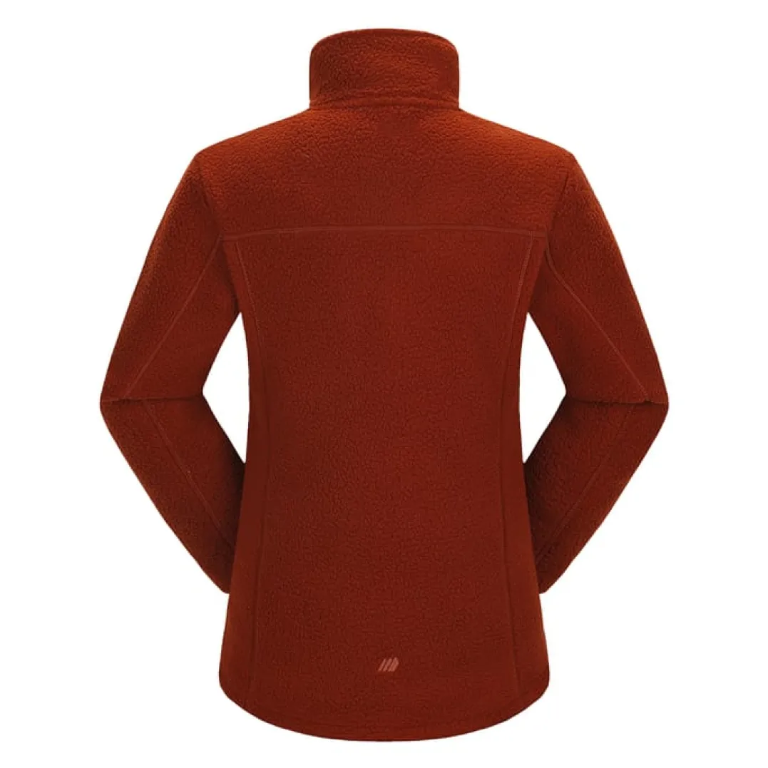 Skogstad W Hjertås Pilefleece Jakke Brandy Brown