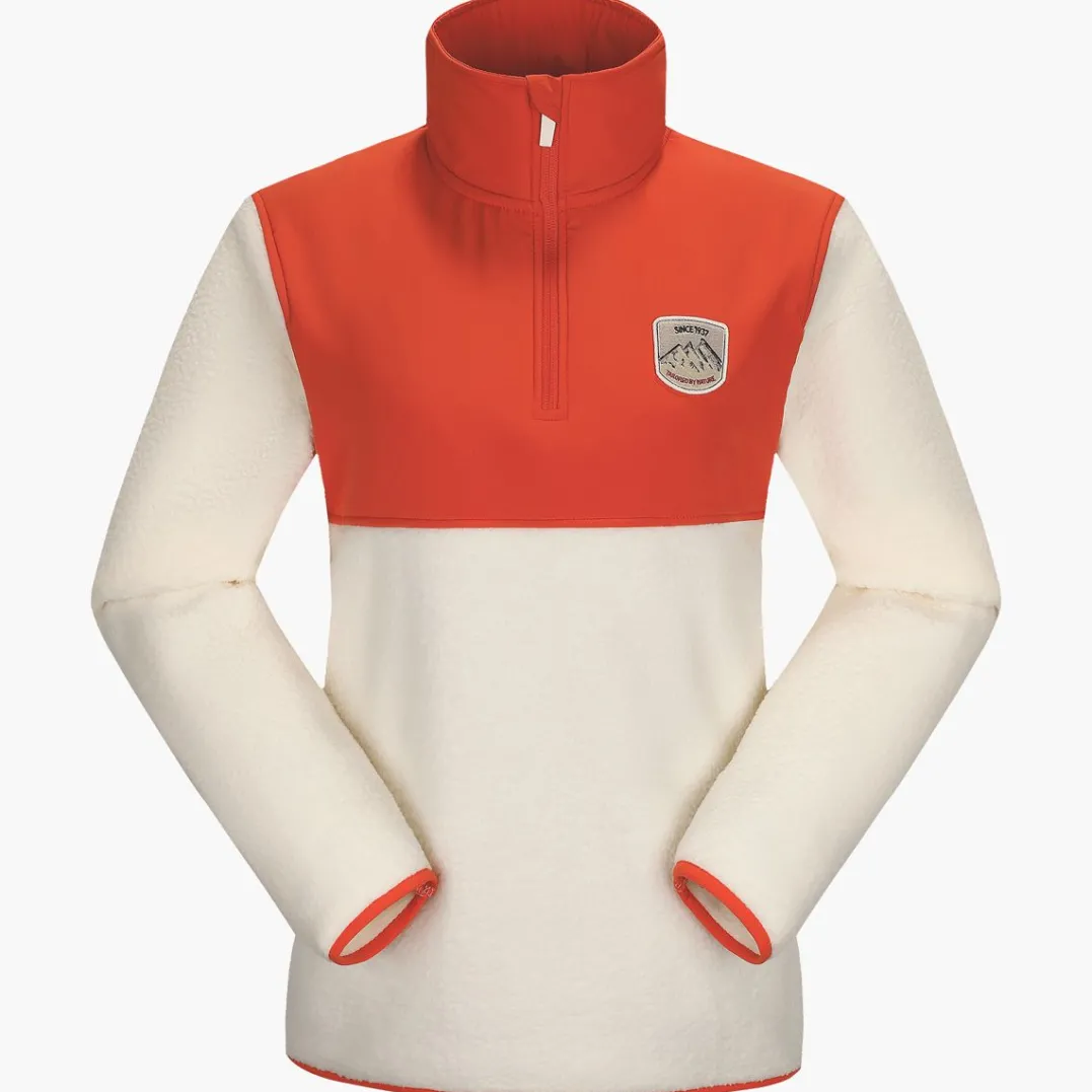 Skogstad W Nautgardstinden Pilefleece Half-Zip Tomato