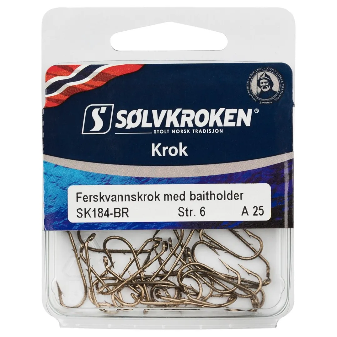 Sølvkroken Markkrok SK184-BR Str 12 25stk Bronze Bronze