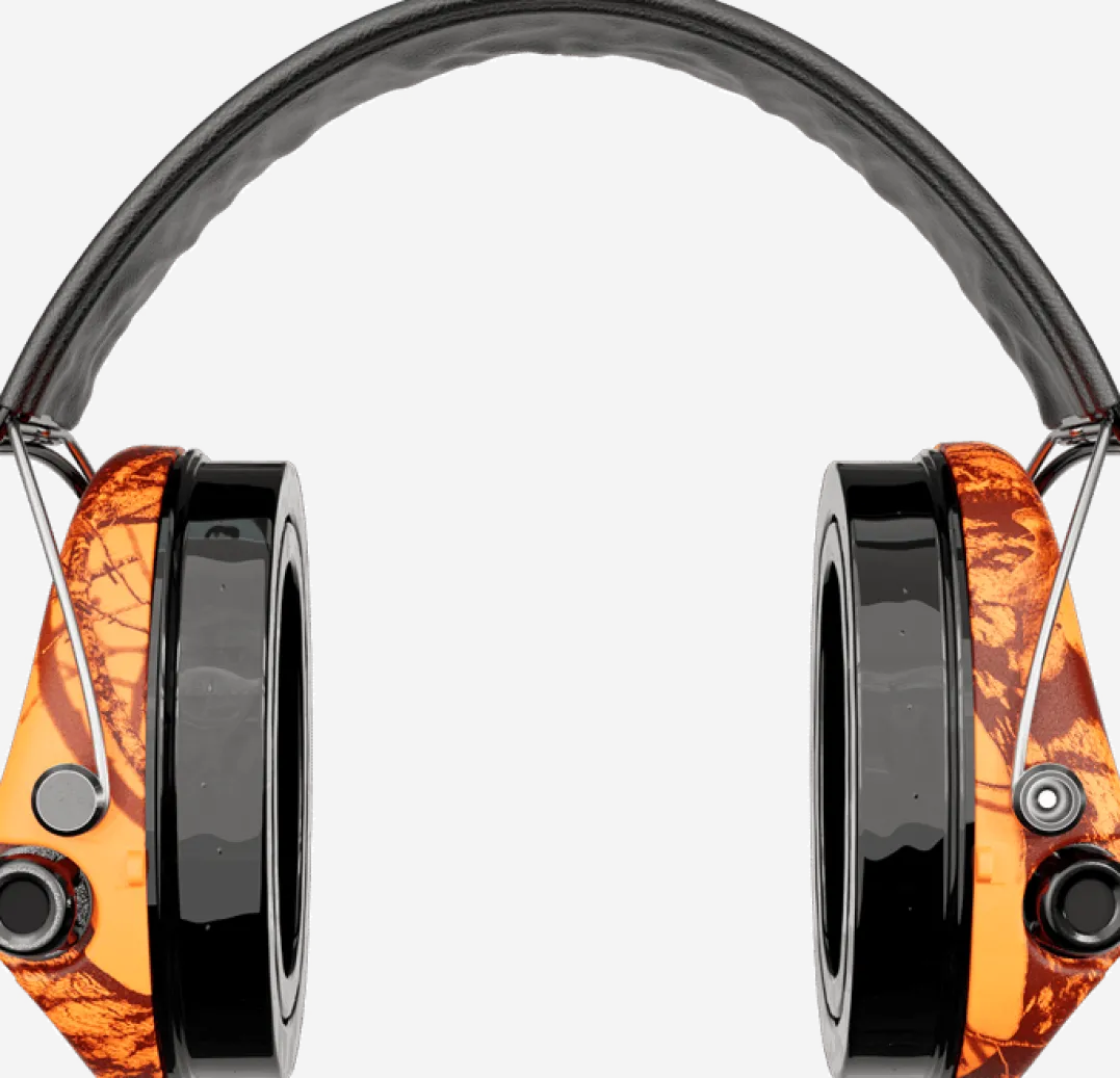 Sordin Supreme Pro X Orange Camo