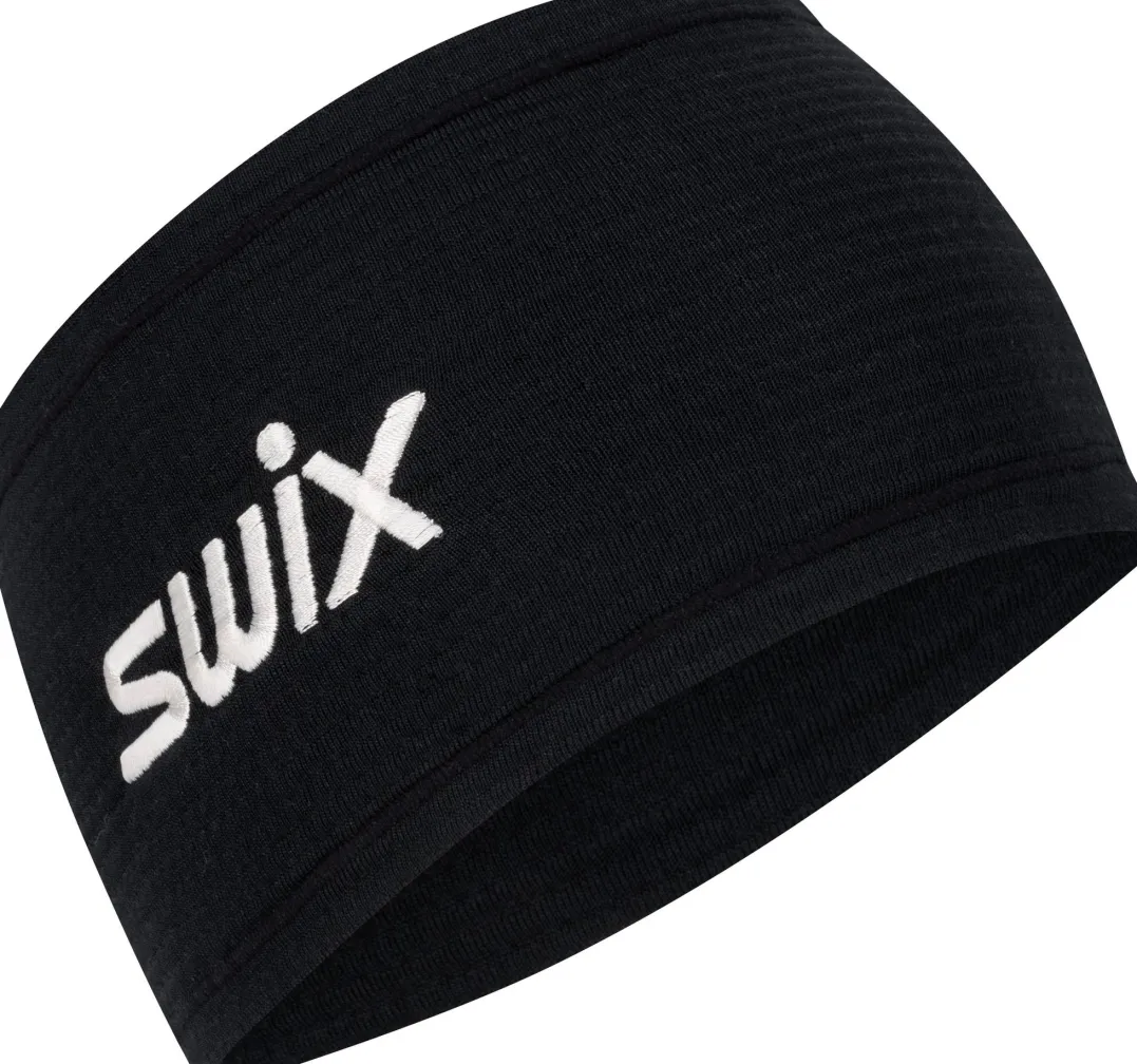 Swix Heat Wool Headband Jet Black