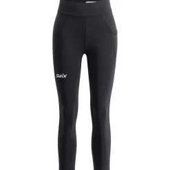 Swix Pace High Waist Cropped Tights W Black