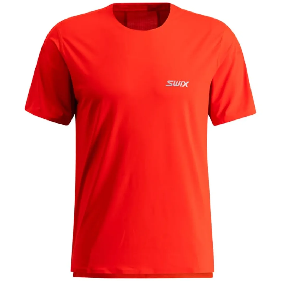 Swix Position Tee M Fiery Red